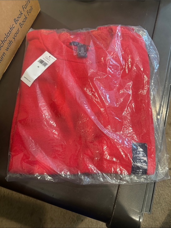 GAP Factory Sweaters - GAP Factory Red Crew Neck Sweater